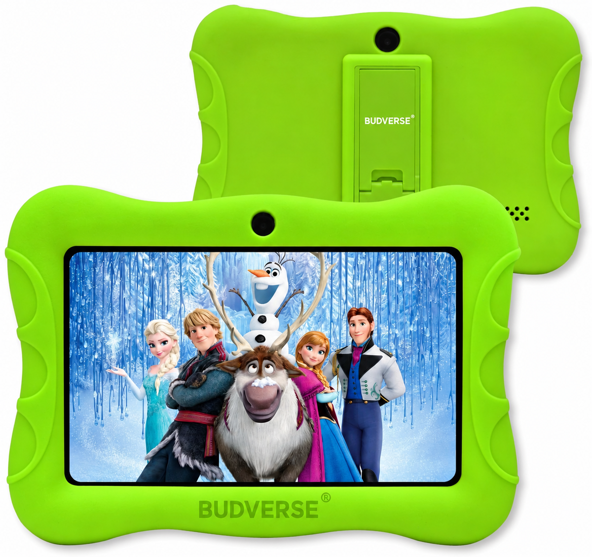 Budverse Kids Android 10 2 GB RAM 32 GB ROM 7 inch with Wi-Fi Only Quad Core Processor Tablet (Green)