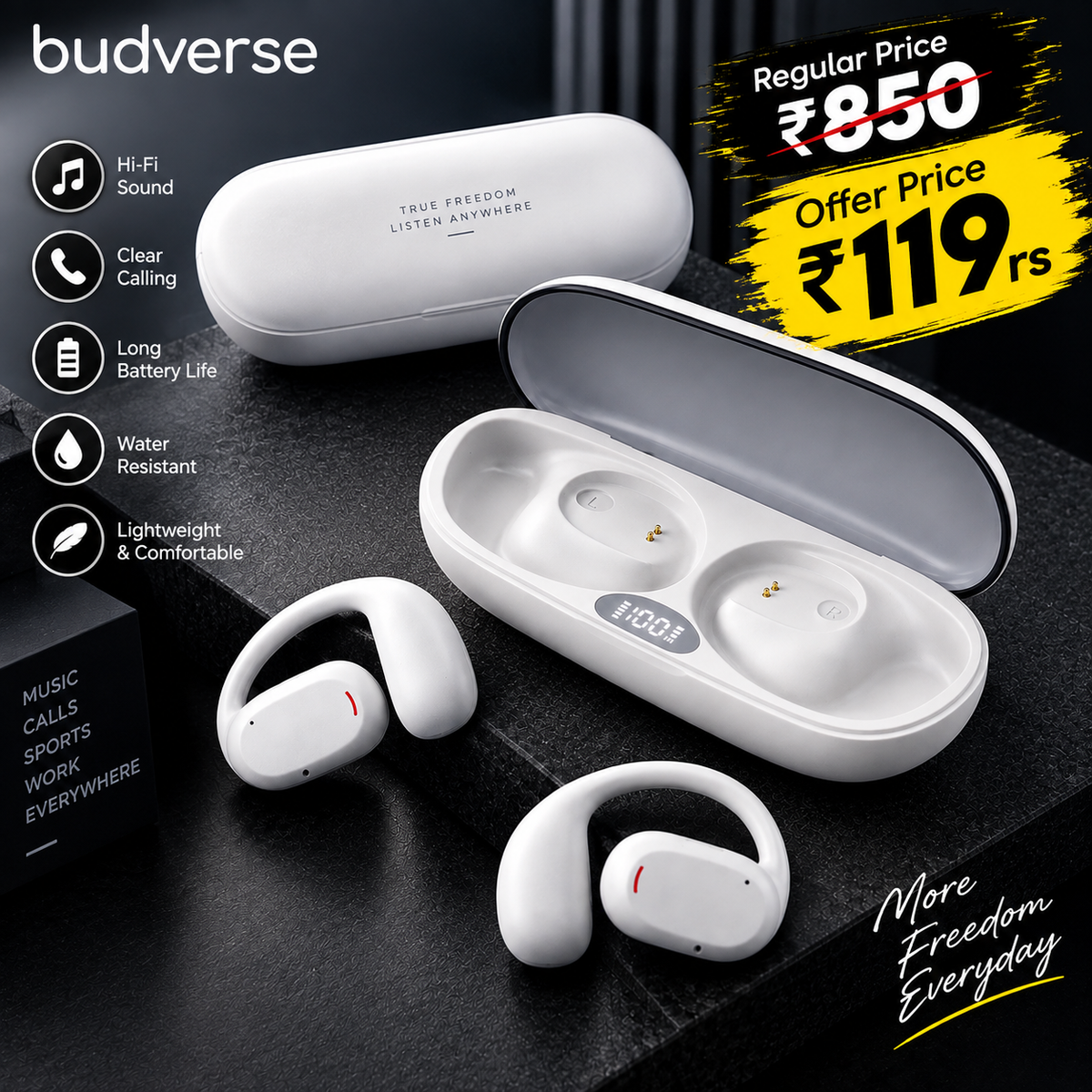 Budverse OpenFit Air Earbuds