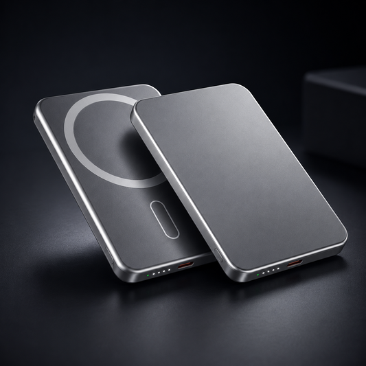 Budverse Magnetic Wireless Power Bank — Premium Aluminum Design