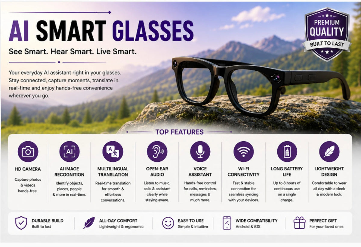 Budverse AUTOXCELL META GLASSES (MULTICOLOR)